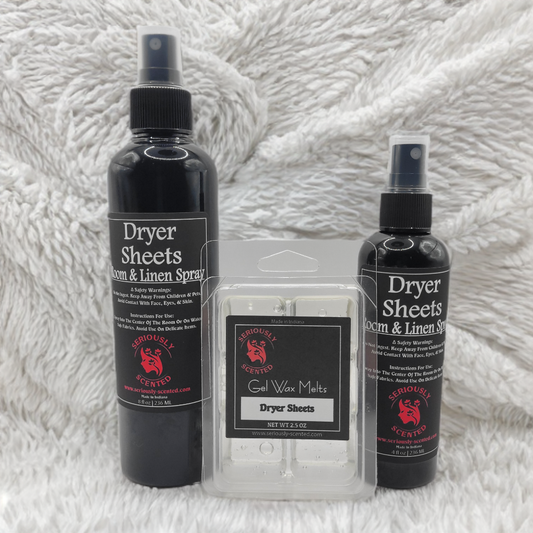 Dryer Sheets - Room & Linen Spray - 8oz