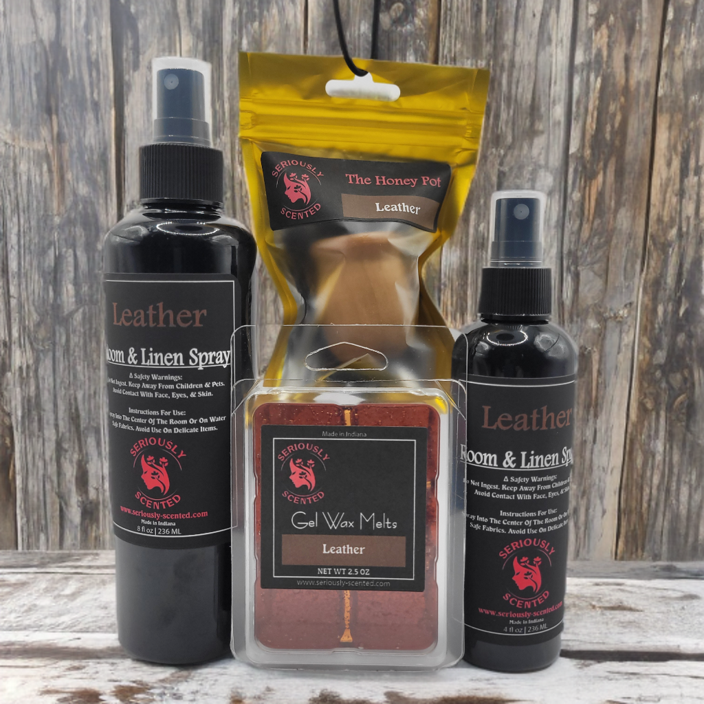 Leather - The Honey Pot Air Freshener