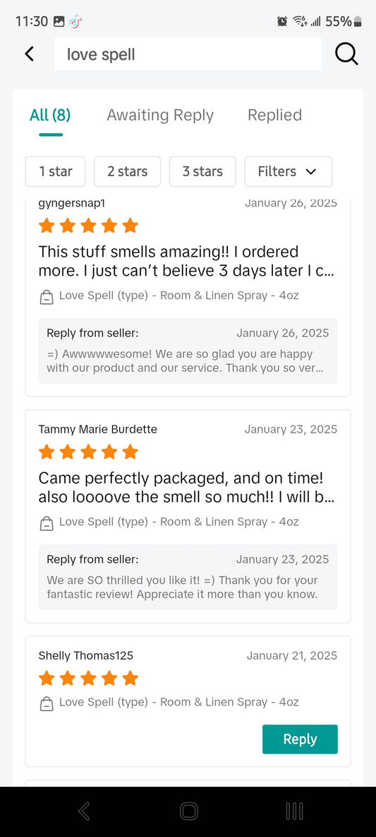 Under Your Spell - Room & Linen Spray - 4oz